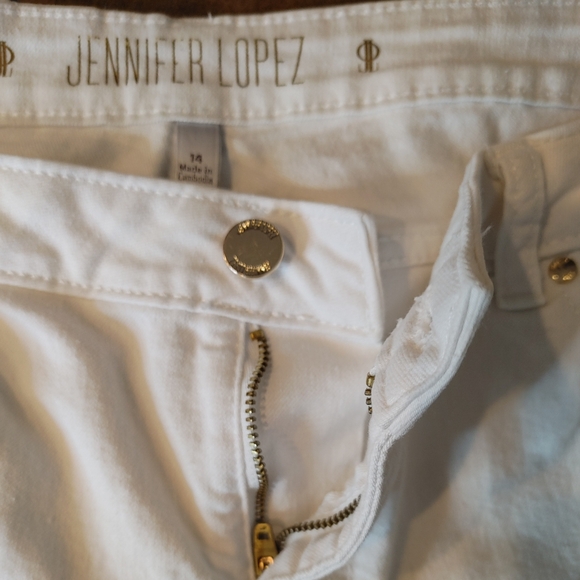 JENNIFER LOPEZ WHITE SKINNY JEANS, WHITE 14 - Picture 8 of 11